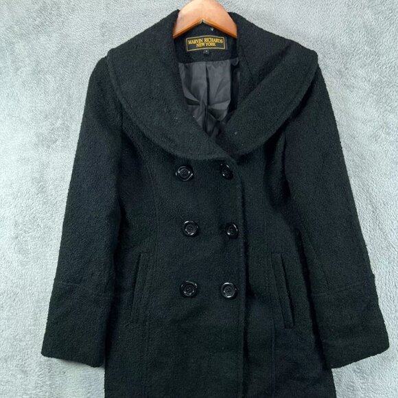 Marvin Richards J Percy Wool Coat Double Breasted Jacket - Picture 1 of 8